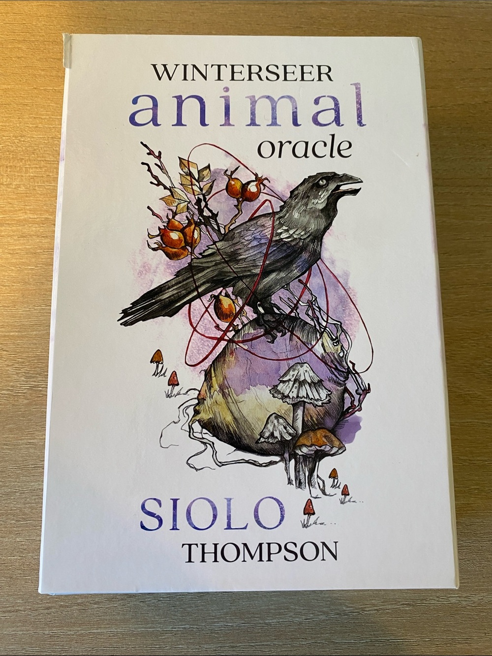 Winterseer Animal Oracle Deck - Siolo Thompson - White & Purple Artwork